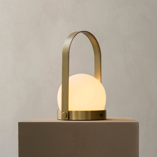 Menu Carrie LED Lamp Brushed Brass