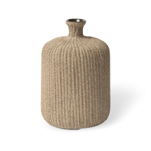 Lindform Bottle Vase Medium Sand Stripe Medium