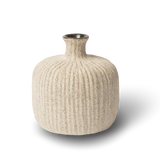 Lindform Bottle Vase Light Sand Stripe Small