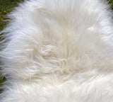 Icelandic Sheepskin Rug White