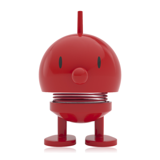 Hoptimist Baby Thunder Bumble - Giocattolo A Molla - Design Danese 1968 - Bianco, Plastica