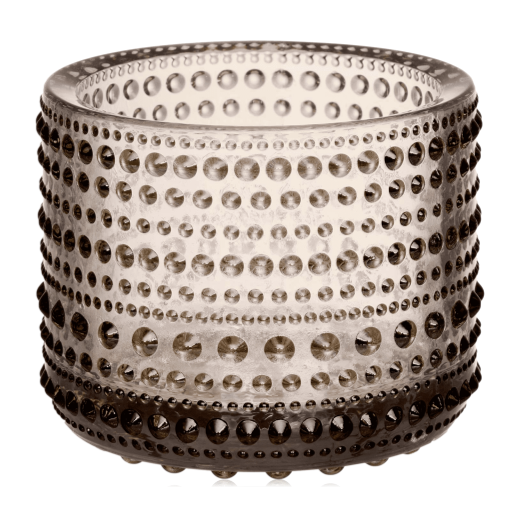 Iittala Kastehelmi Glass Votive 64mm Linen
