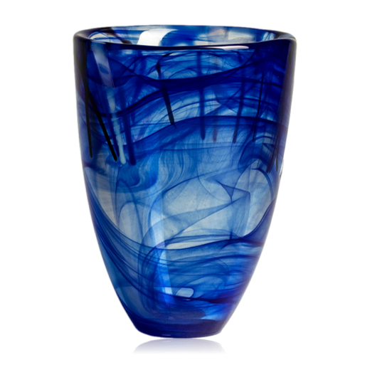 Kosta Boda Contrast Vase Blue