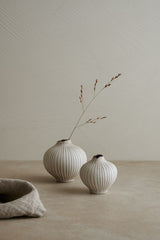 Lindform Line Vase Brown Dots Medium