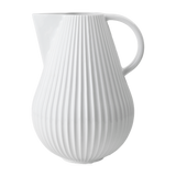 Lyngby Tura Jug Vase White Porcelain 27.5cm