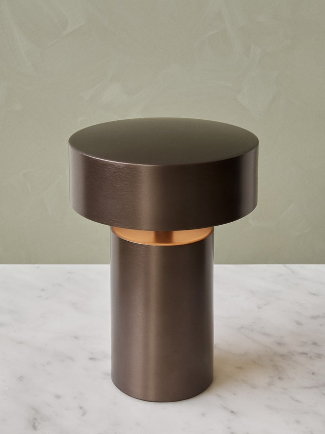 Audo Column Table Lamp Bronze Cordless