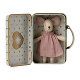 Maileg Angel Mouse In Metal Suitcase