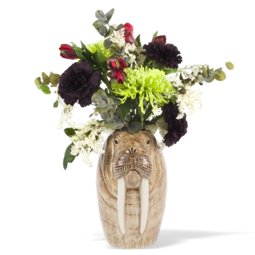 Quail Designs Walrus Tall Flower Vase