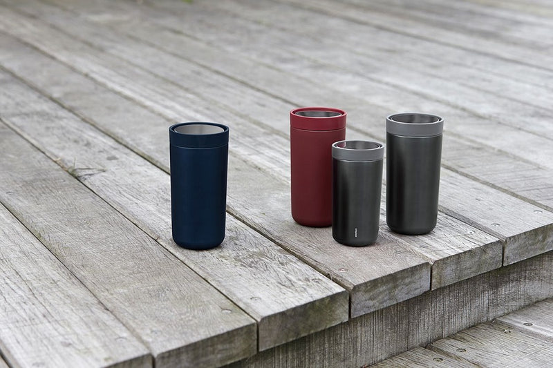 Stelton To Go Click Cup Dark Blue Metallic 0.4 Litre