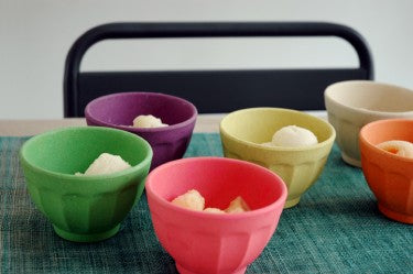 Zuperzozial Biodegradable Sweet Fortune Set of 6 Bowls Rainbow