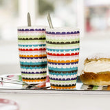Sagaform Pop Latte Mugs With Spoon 2 Pack