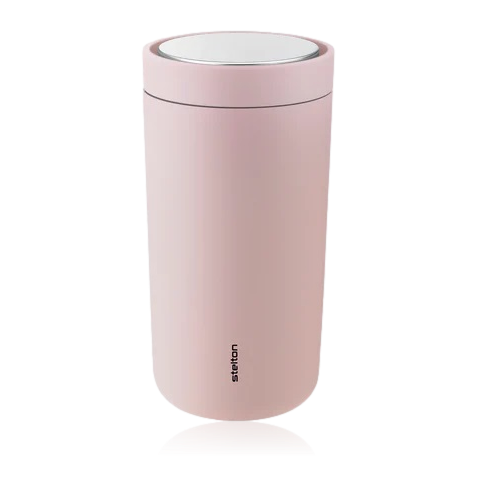 Stelton To Go Click Steel Cup Soft Rose 0.2