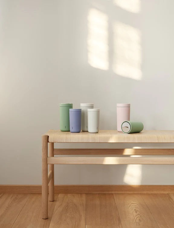 Stelton To Go Click Steel Cup Soft Rose 0.4 Litre