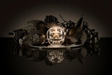 Kosta Boda Still Life Glass Skull Votive