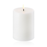 Uyuni Lighting LED Pillar Candle Nordic White 7.8 x 10cm