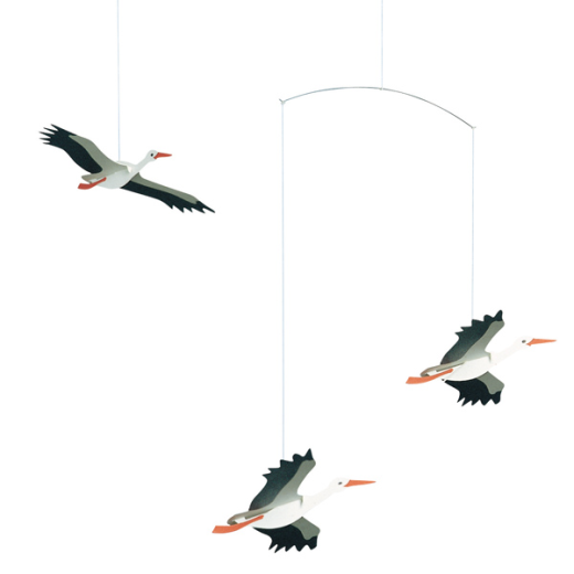 Flensted Mobile Danish Lucky Storks