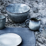 Broste Nordic Sea Stoneware Mini Dipping Dish/Pinch Bowl Set of 4
