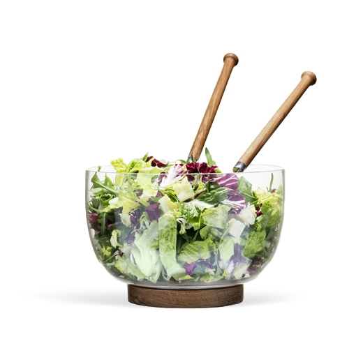 Sagaform Oval Oak Salad Bowl Large