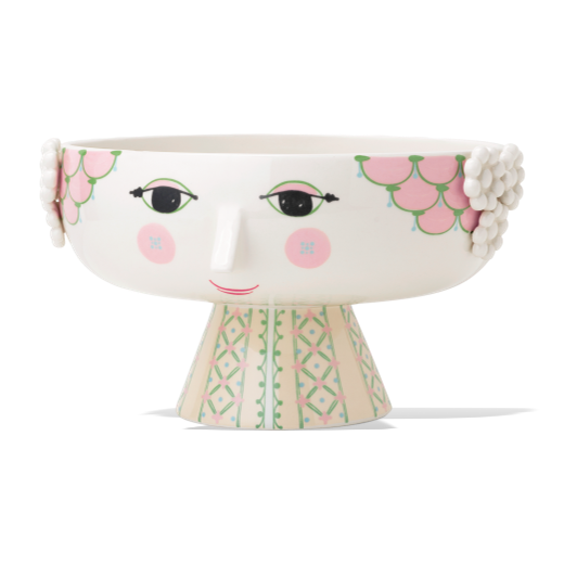 Bjørn Wiinblad Ceramic Eva Bowl Soft Pink