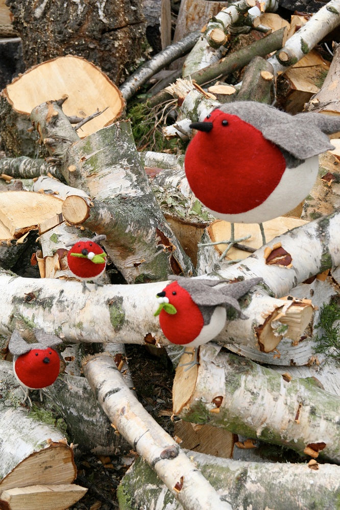 Fiona Walker Standing Mistletoe Robin Small