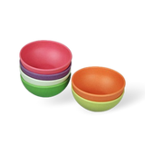 Zuperzozial Biodegradable Tasty Treats Set of 6 Bowls Rainbow