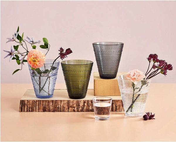 Iittala Kastehelmi Vase 15.4cm Grey