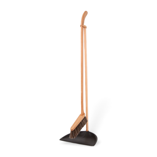 Iris Hantverk Tall Dustpan & Brush Set Graphite Black The