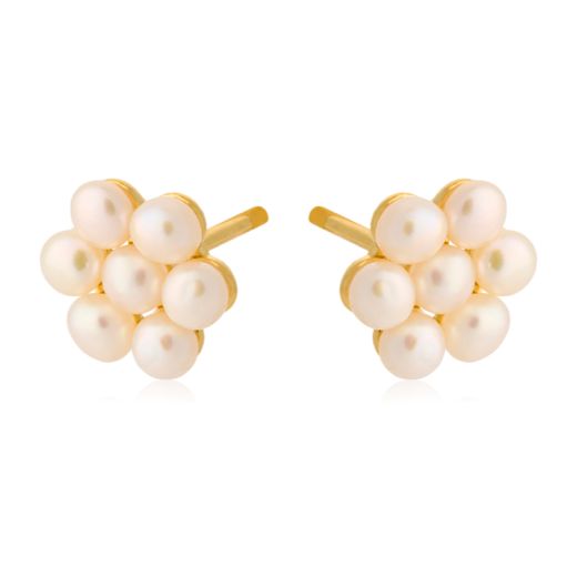 Pernille Corydon Ocean Bloom Stud Earrings Gold