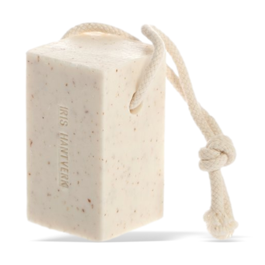 Iris Hantverk Soap On A Rope Almond & Wheat Bran With Vanilla & Cardamom