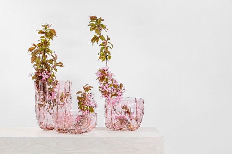 Kosta Boda Crackle Vase Small Pink 17.5cm – The Scandinavian Shop