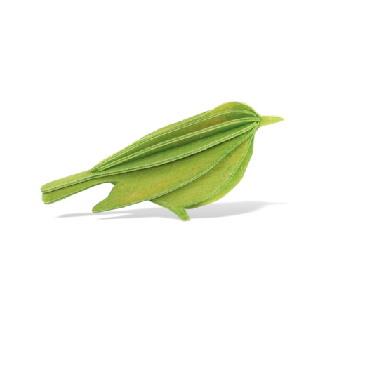 Lovi Bird 8cm Green