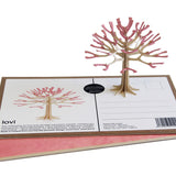 Lovi 22cm Natural Wood Cherry Tree Pink Blossom