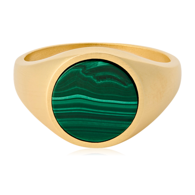 Pernille Corydon Forest Signet Ring Gold The Scandinavian Shop