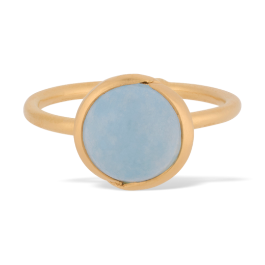 Pernille Corydon Aura Blue Ring Gold